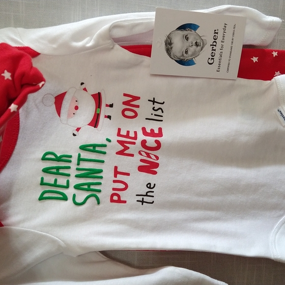 Baby Christmas Matching Set of 3 Pc - Picture 3 of 13